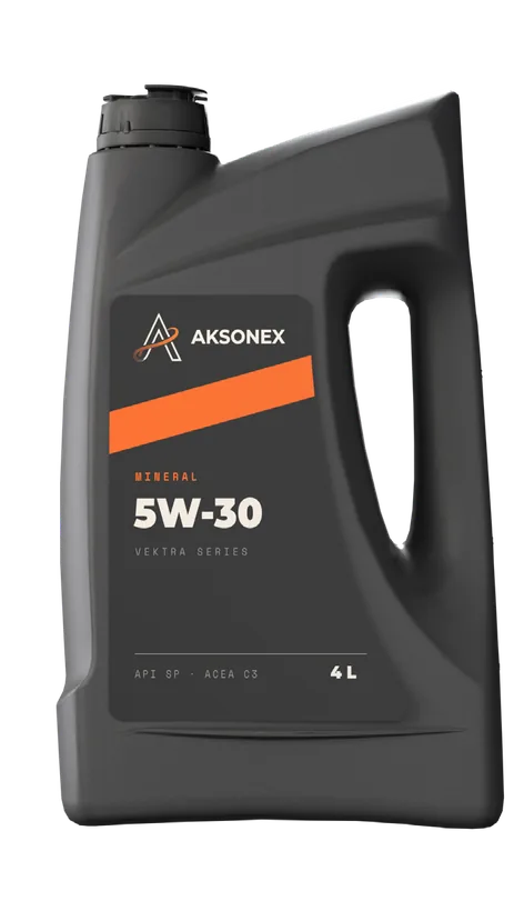 VEKTRA mineral engine oil in a 4 L jerrycan